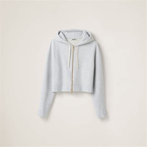 miu miu pull brodé cristaux|Sweat.